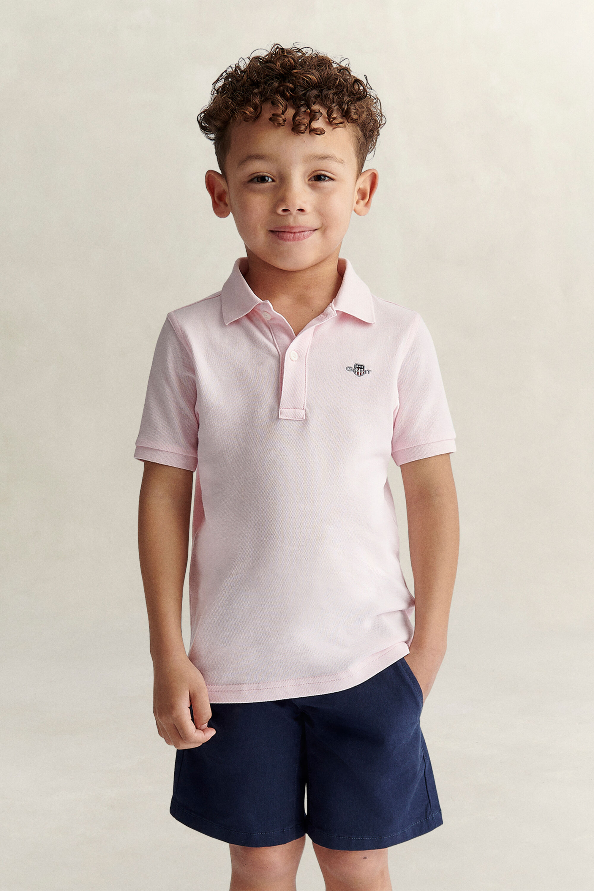 Kids Shield piqué poloshirt