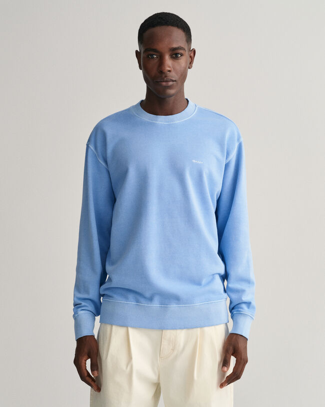Sunfaded sweatshirt met ronde hals