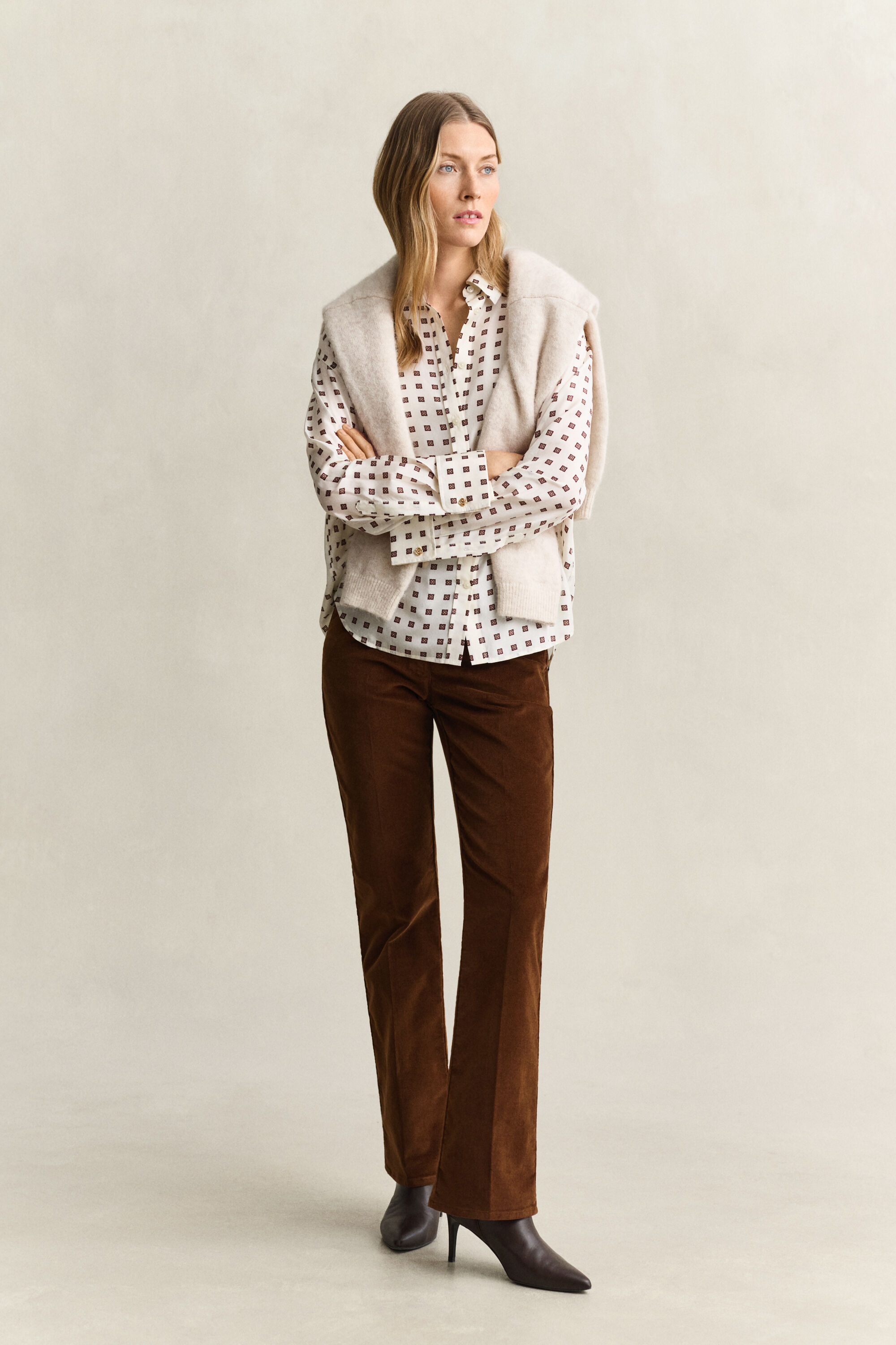 Blouse van Habotai-zijde
