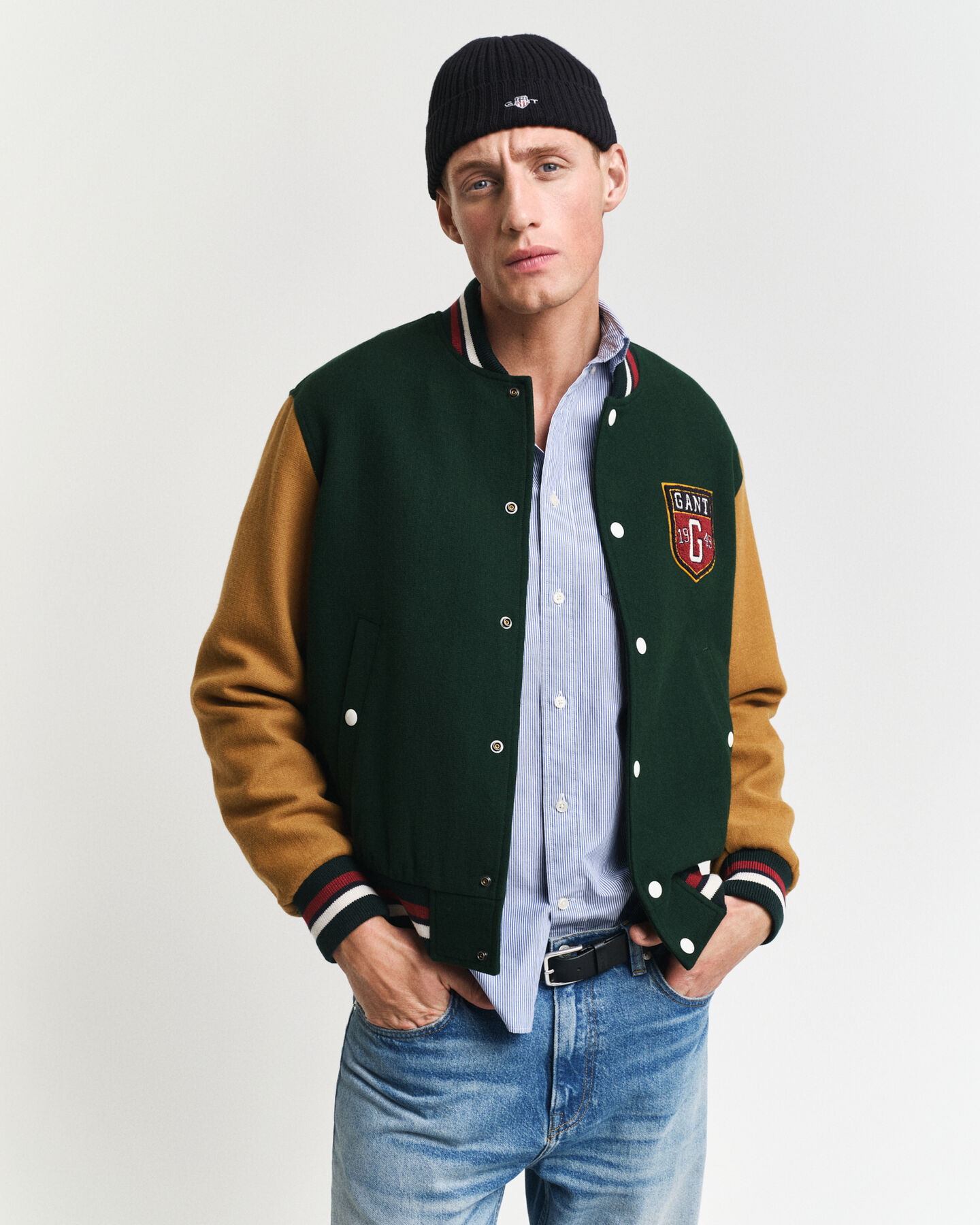 Varsity Jacket van wolmix