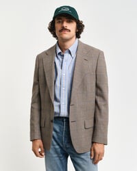 Relaxed Fit blazer met Glen-ruitmotief