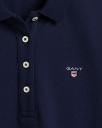 Original piqué poloshirt met lange mouwen