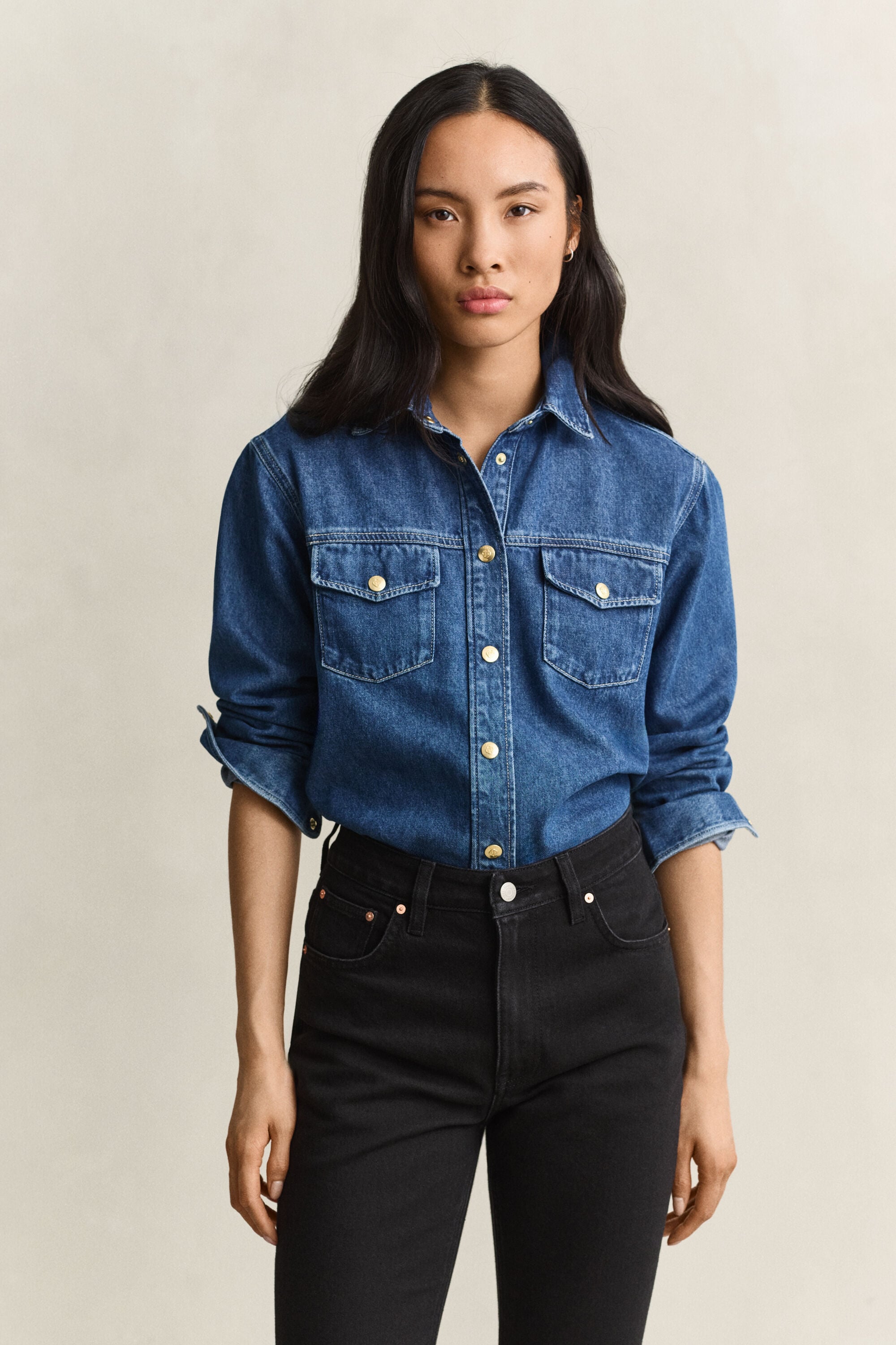 Denim overhemd