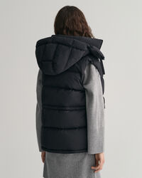 Middellange donsbodywarmer