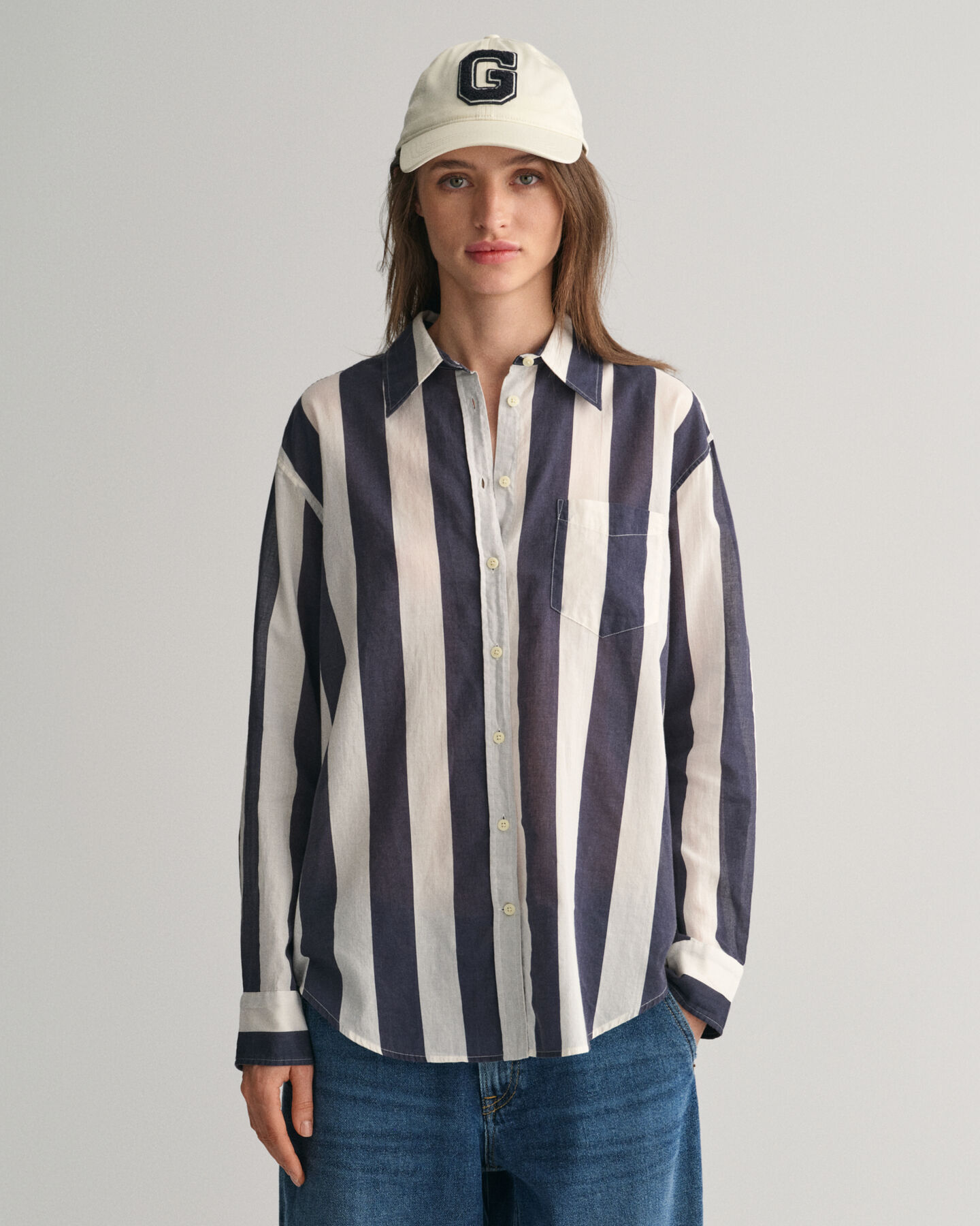 Relaxed Fit Parasol Striped overhemd