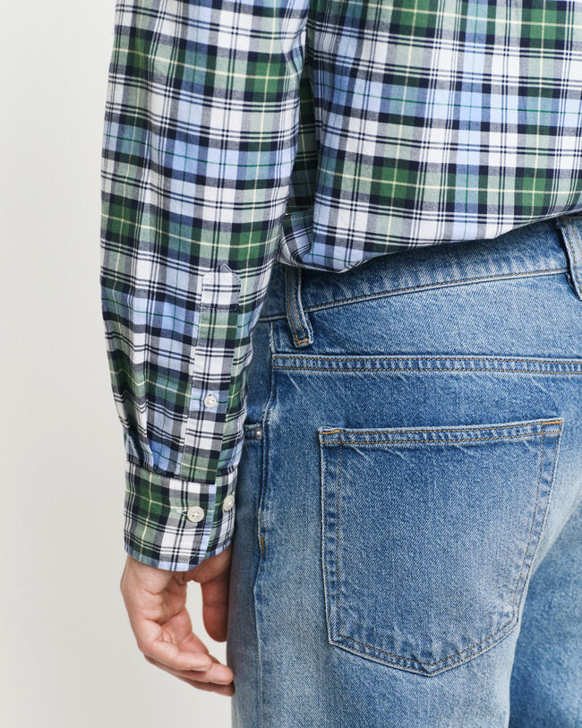 Regular Fit Archive Oxford-overhemd met ruiten