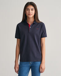 Teens Contrast piqu&eacute; poloshirt