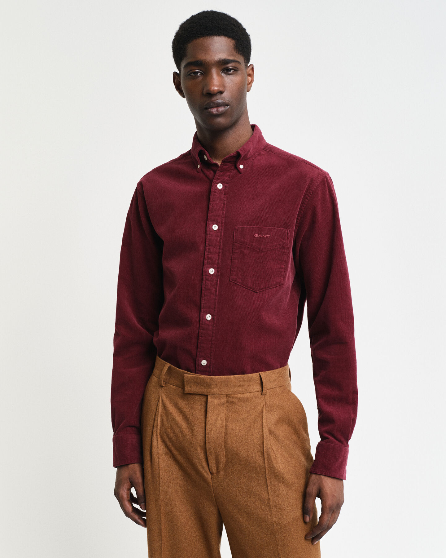 Regular Fit corduroy overhemd