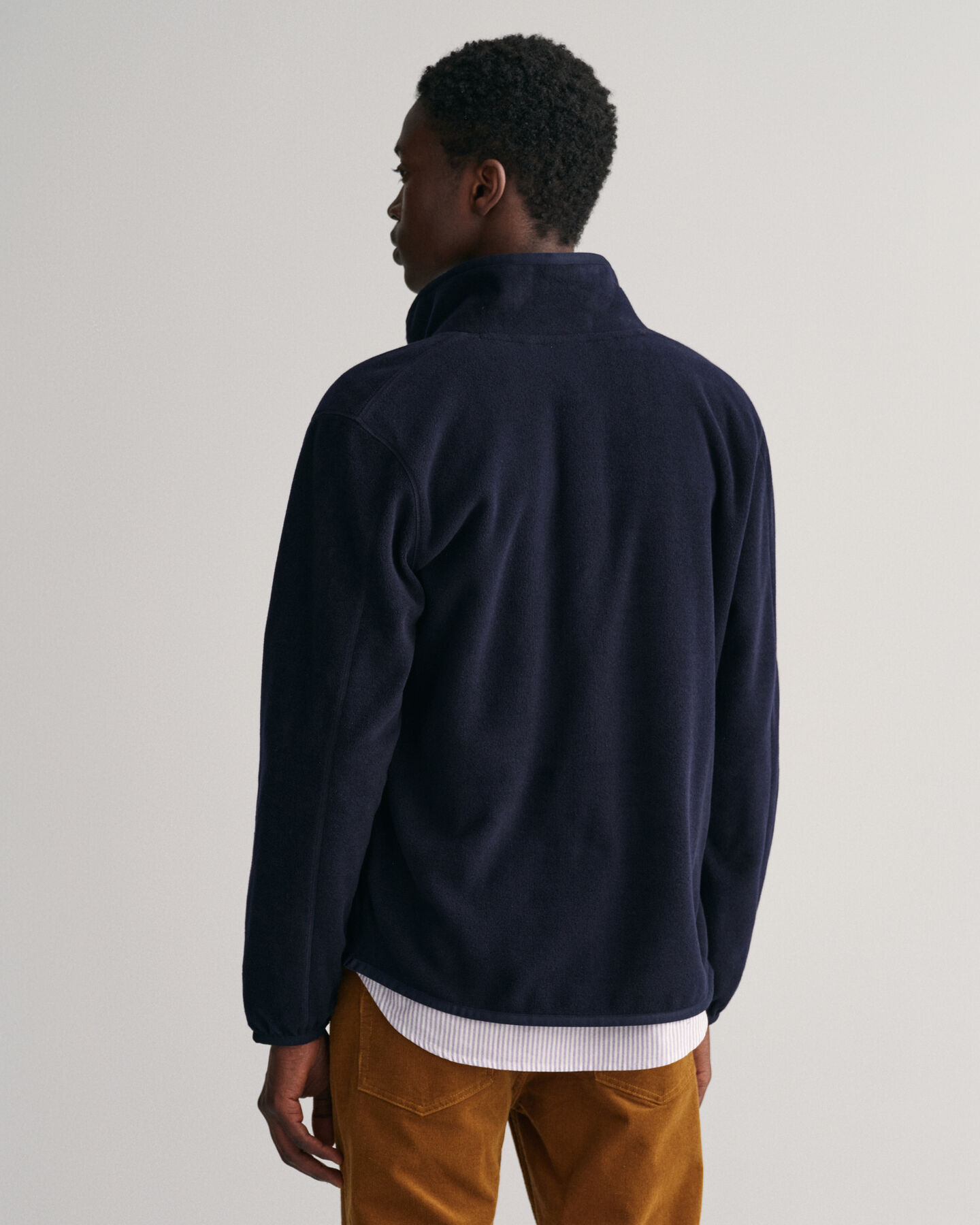 Fleece jack met rits