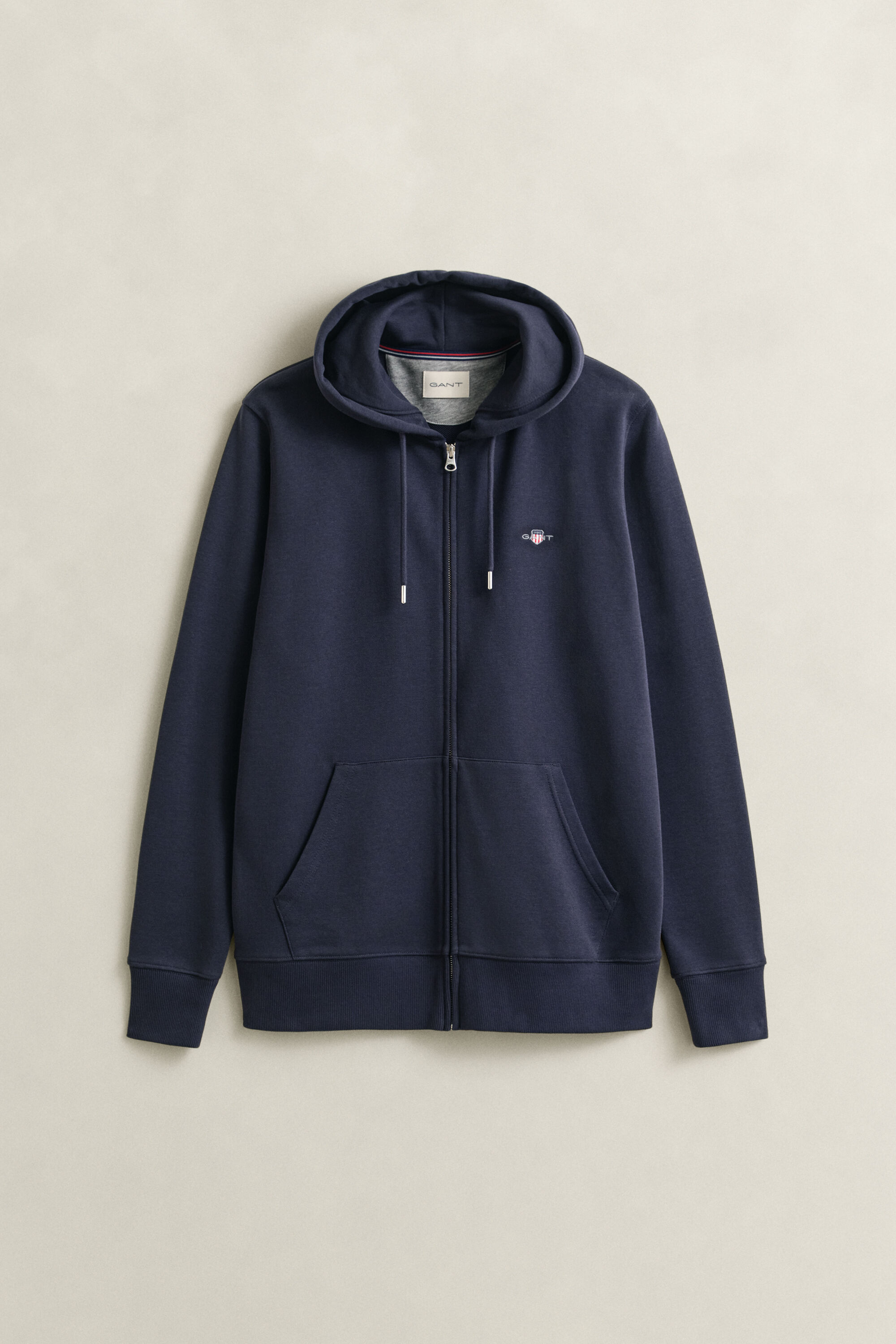 Shield hoodie met ritssluiting
