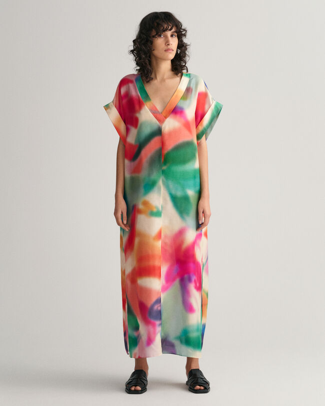 Kaftan met bloemenprint