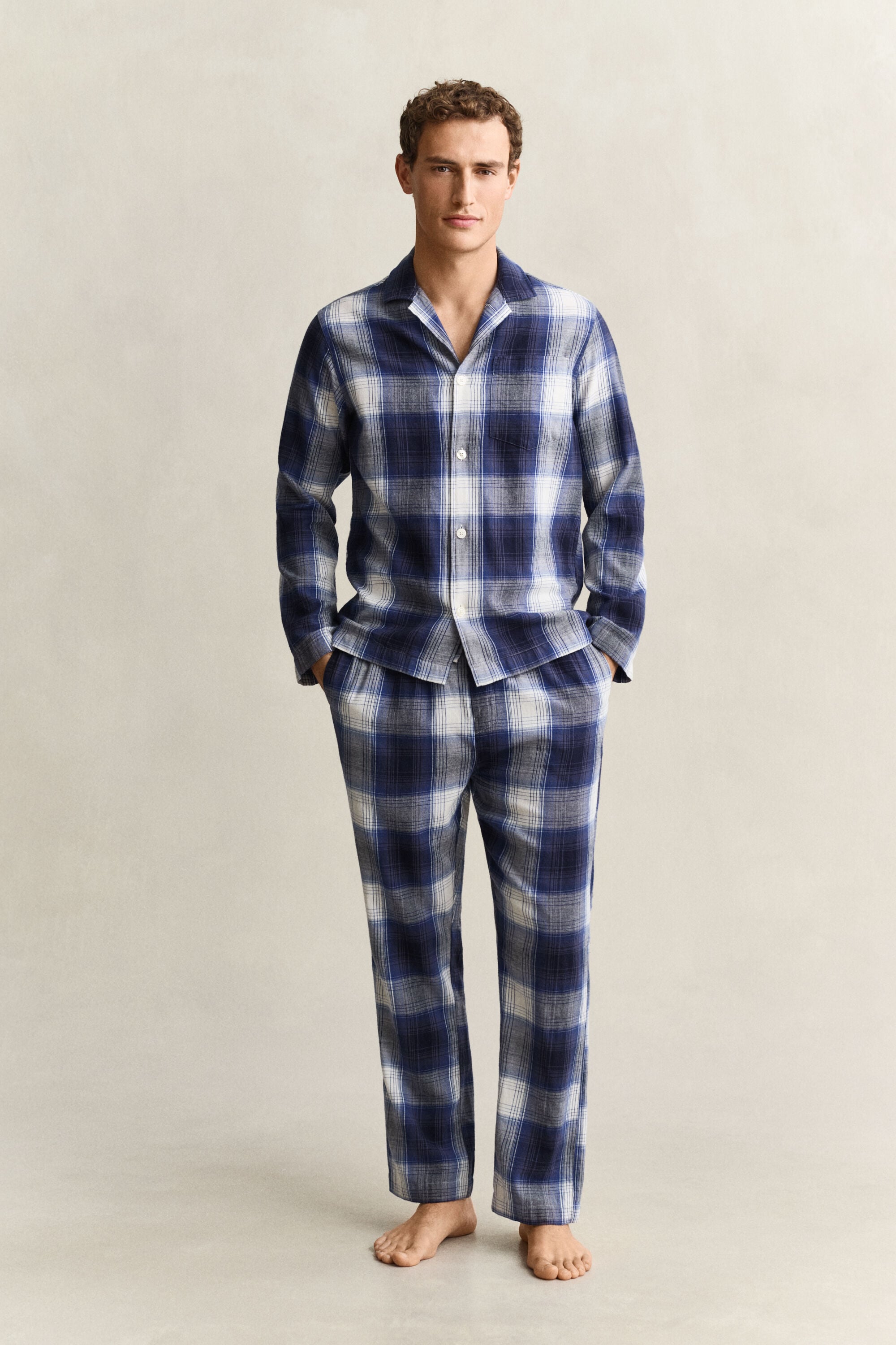 Cadeauset met geruite flanellen pyjama