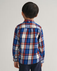 Kids Regular Fit geruit flanellen shirt