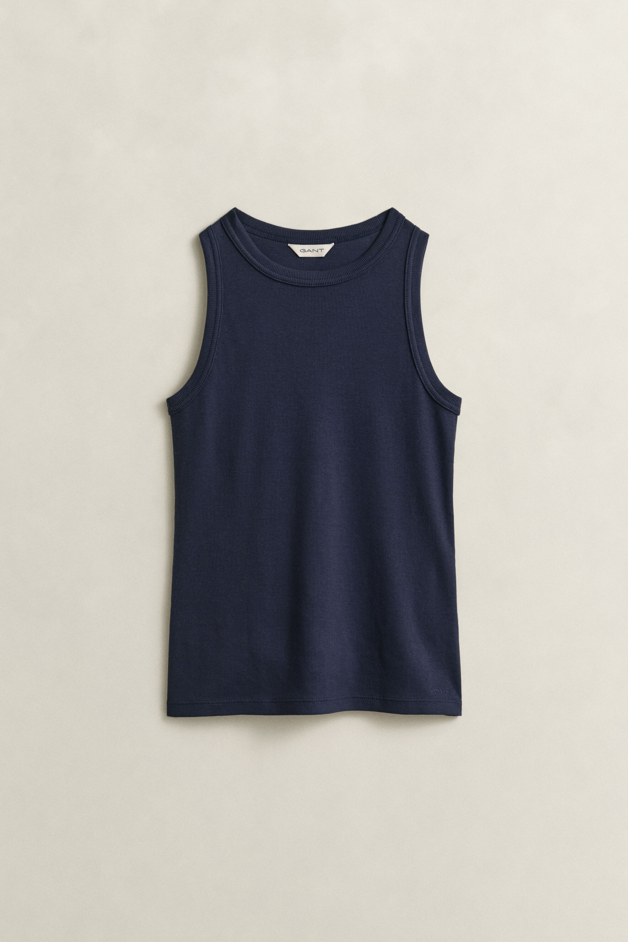 Geribde tanktop