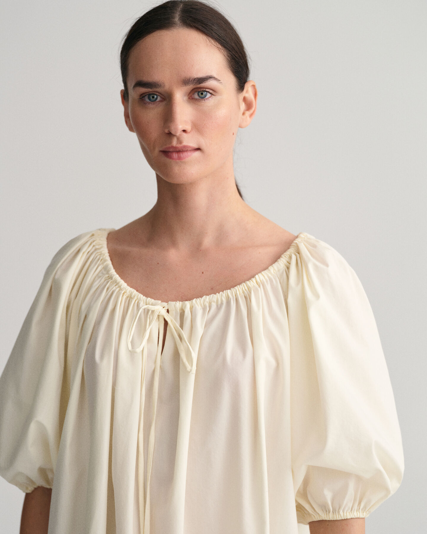 Jurk met geplooide details