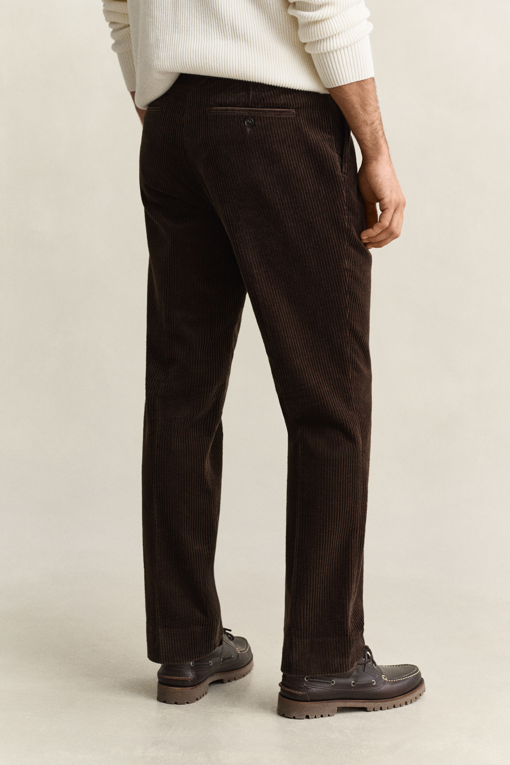 Corduroy kostuumbroek