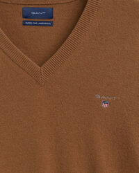 Trui met V-hals van buitengewoon zachte lamswol