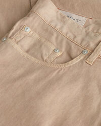 Slim Fit jeans van katoen en linnen