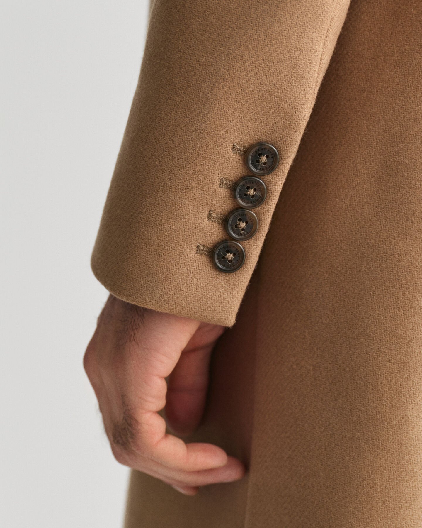 Klassieke wollen jas