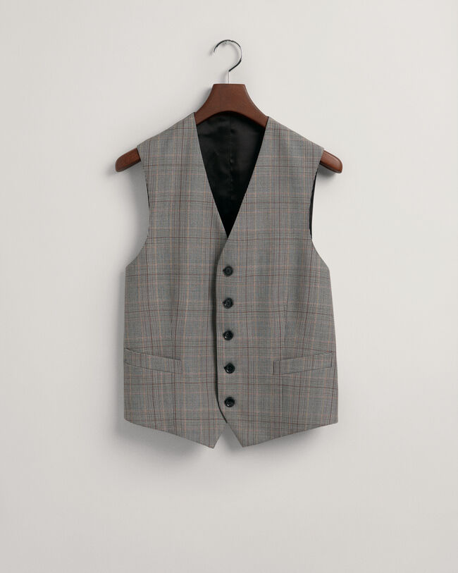 Glen Check gilet