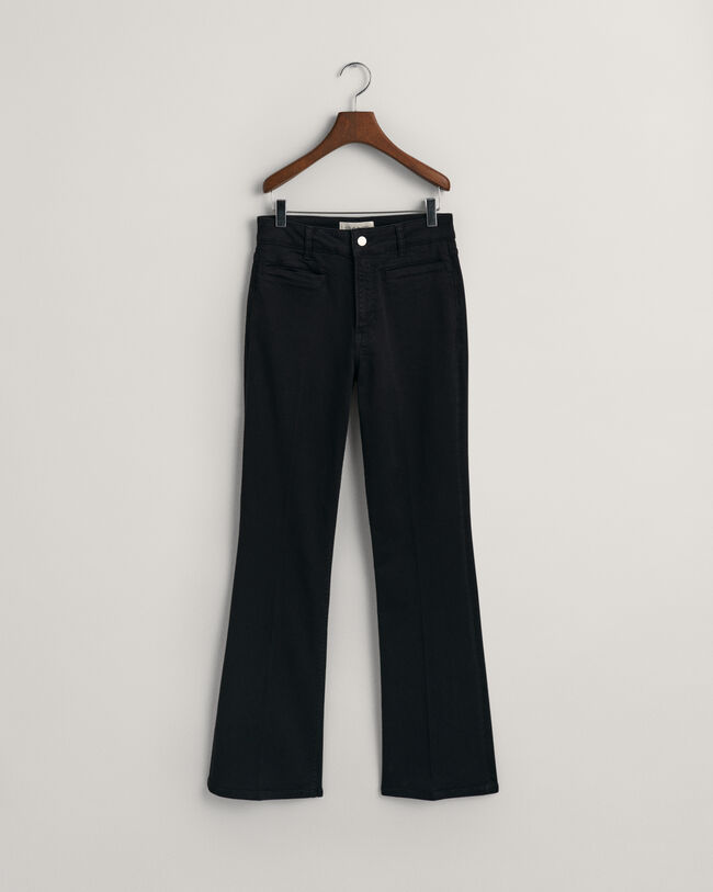 Gekleurde flare jeans