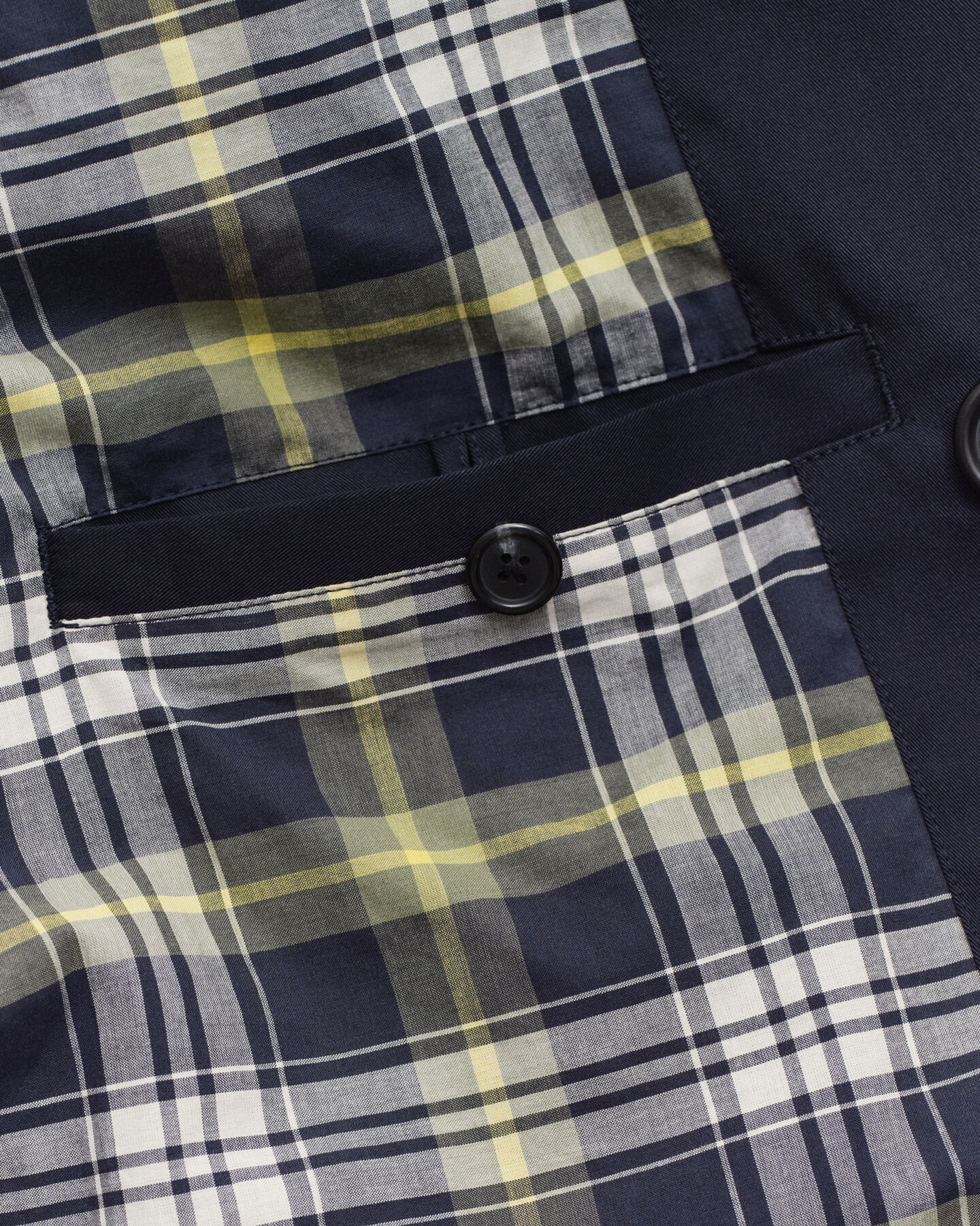 Trenchcoat van katoenmix