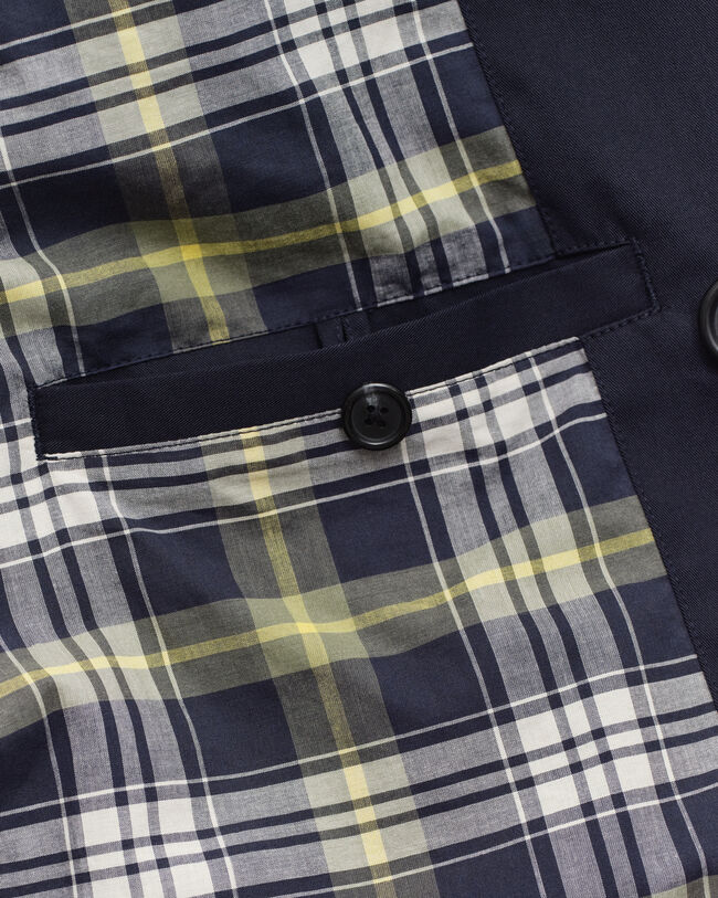 Trenchcoat van katoenmix