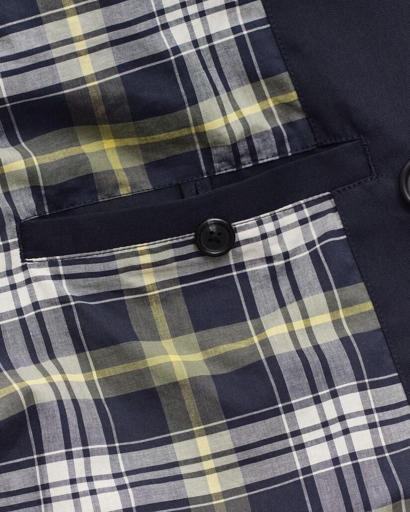 Trenchcoat van katoenmix