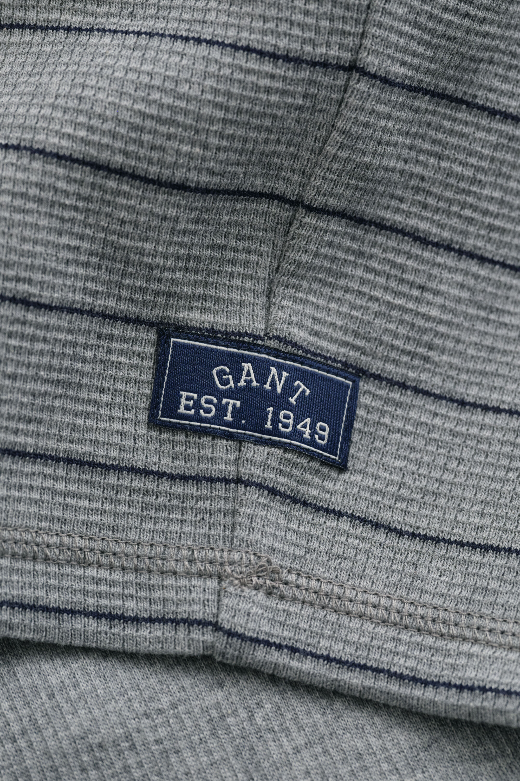 Gestreept T-shirt met textuur