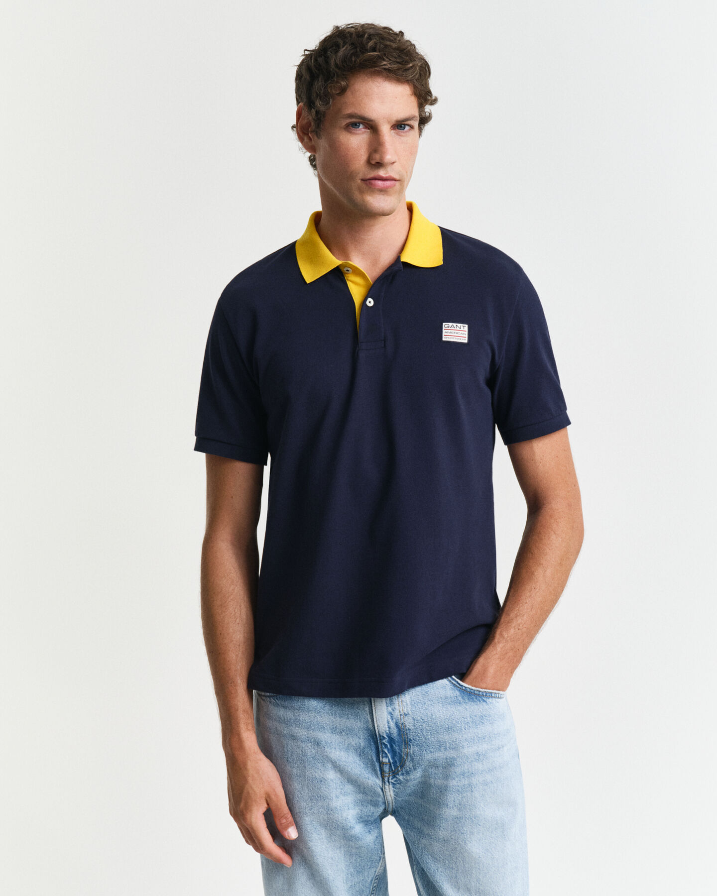 Contrast poloshirt
