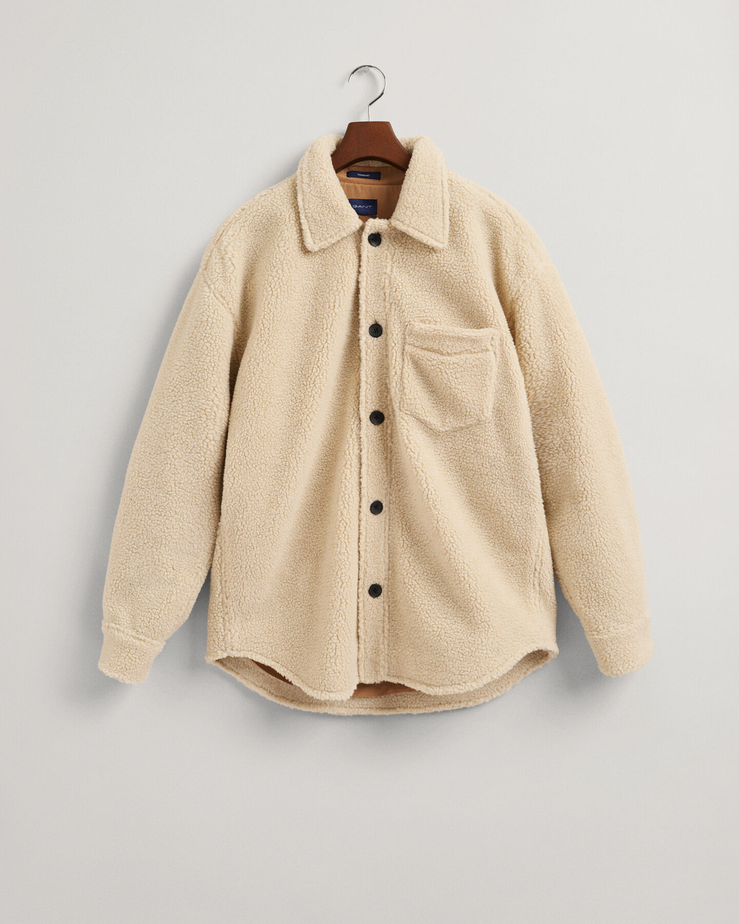 Oversized Sherpa overshirt
