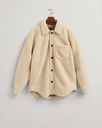 Oversized Sherpa overshirt