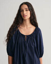 Jurk met geplooide details