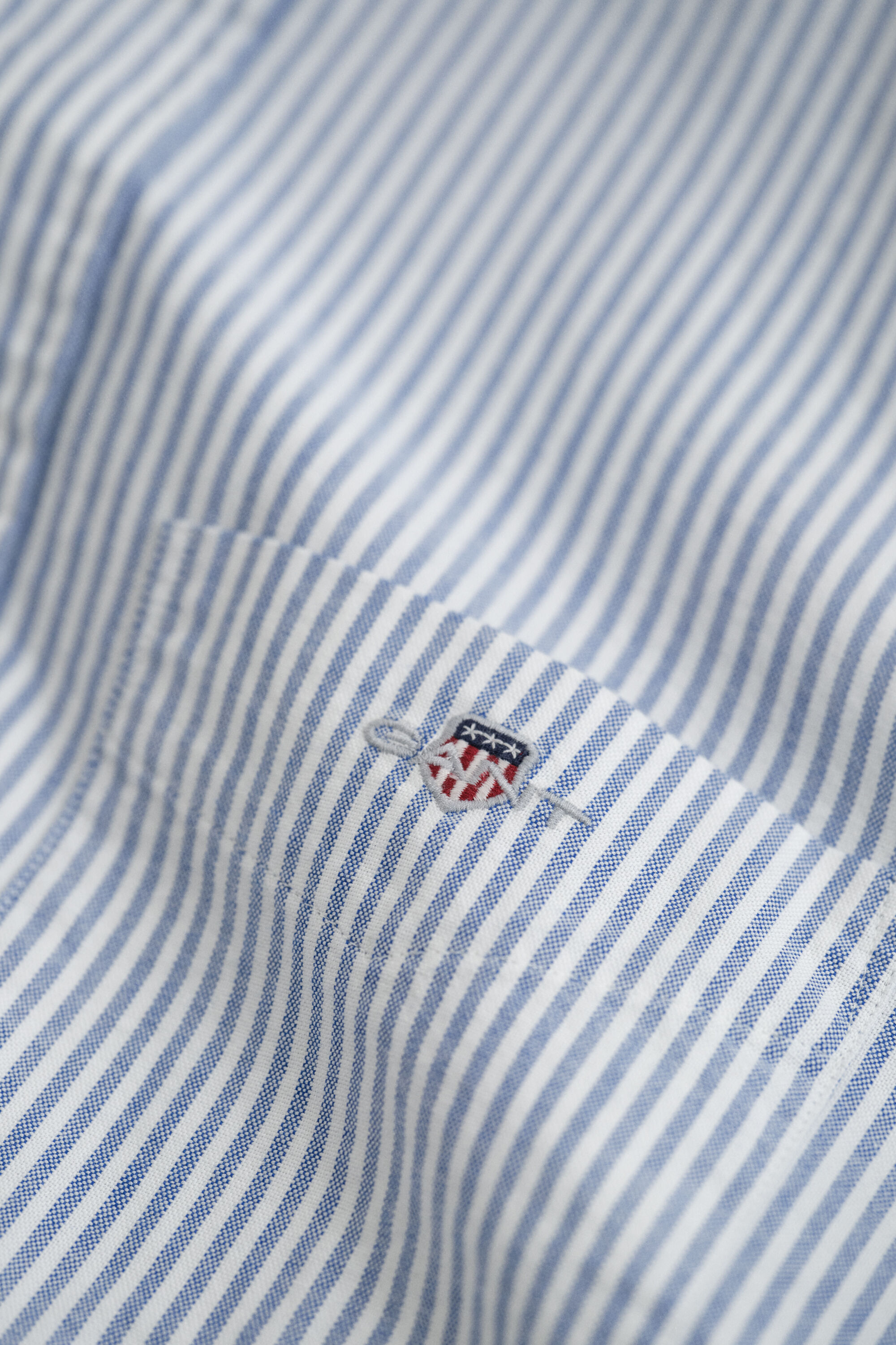 Classic Regular gestreept Oxford-overhemd