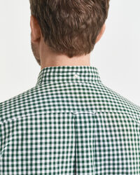 Regular Fit Classic overhemd met Gingham-ruitje van poplin