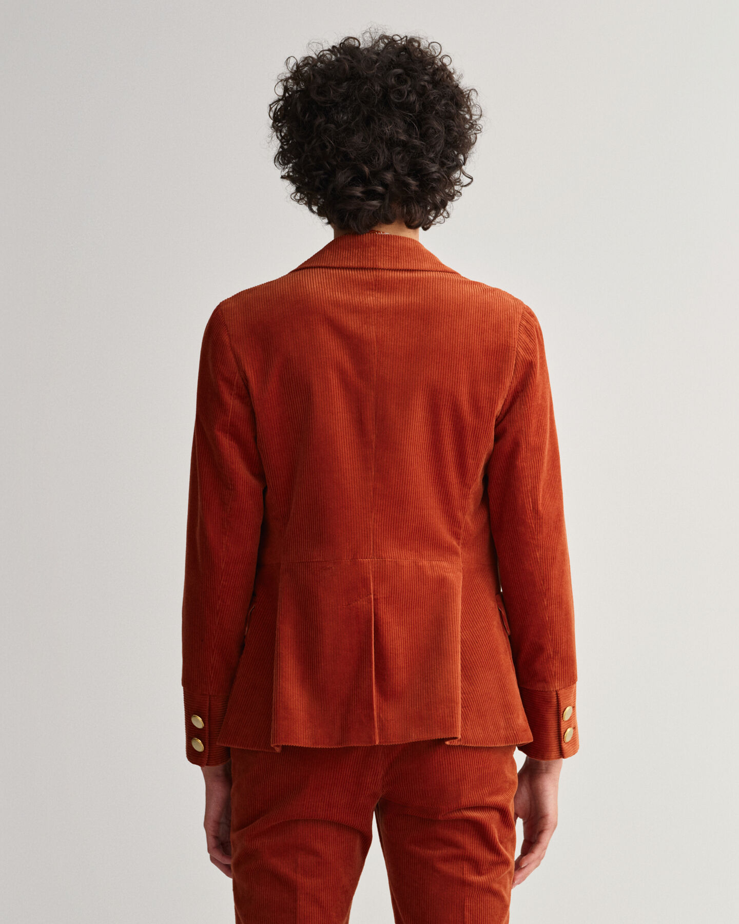 Slim Fit blazer van corduroy