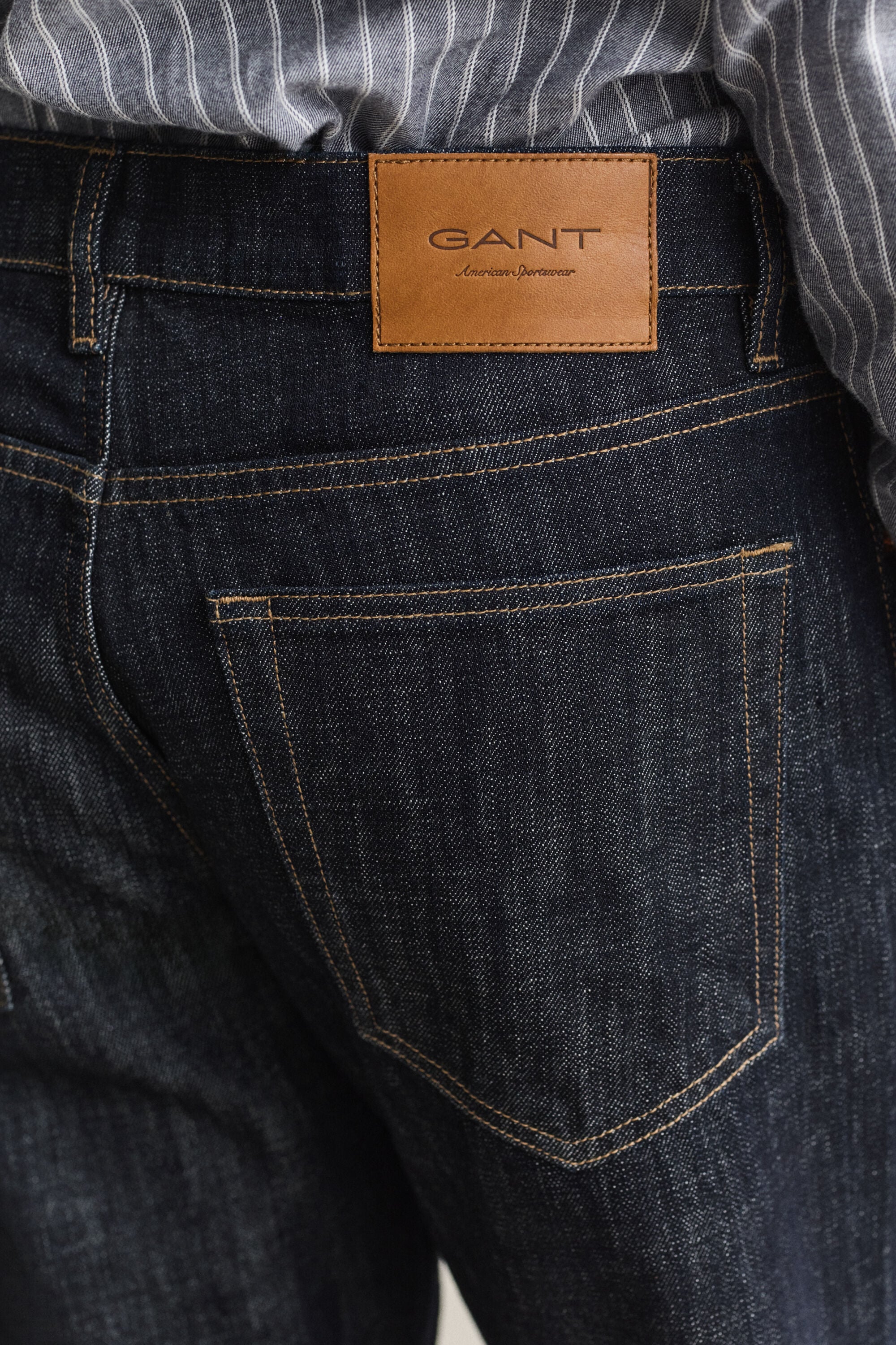 Jeans met zelfkant