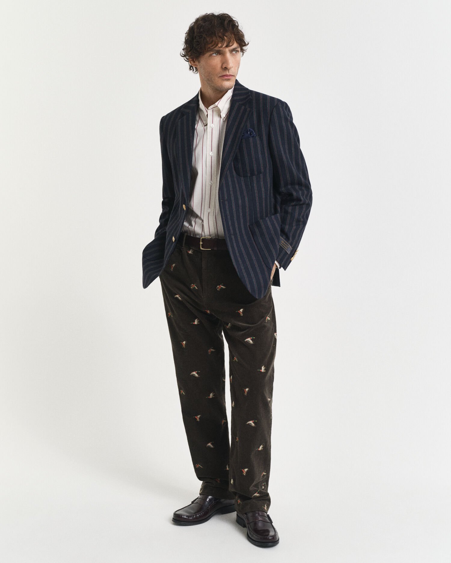 Relaxed Fit Striped Heritage Poplin overhemd