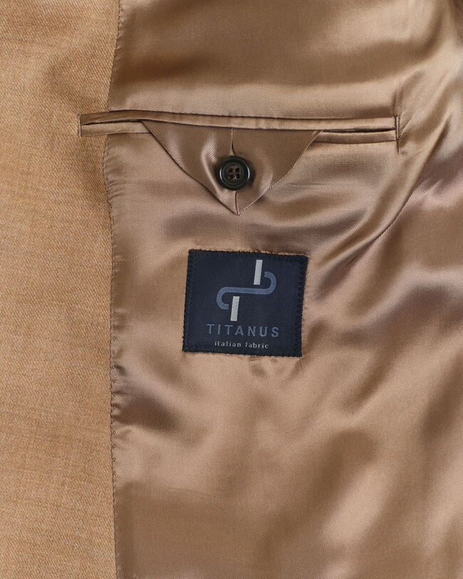 Flanellen Camel Club blazer