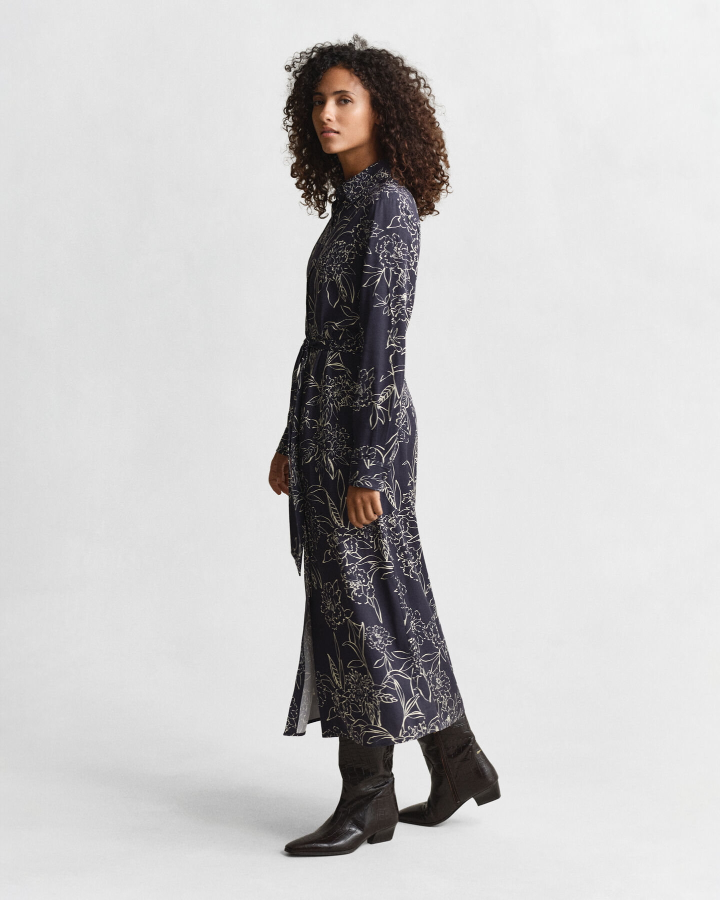 Overhemdjurk met bloemenprint