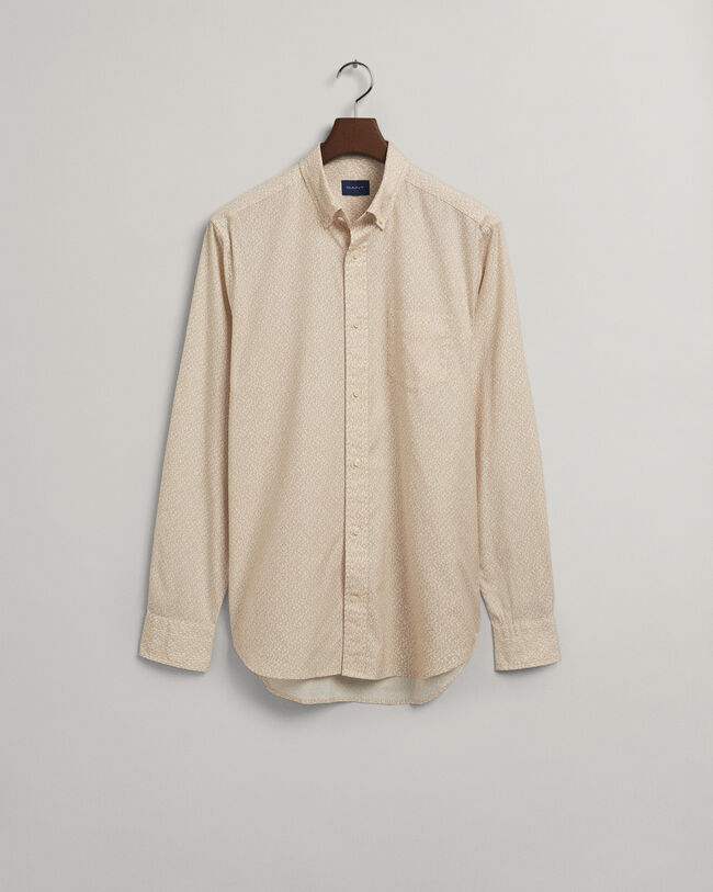 Regular Fit Oxford-overhemd met kleine paisleyprint