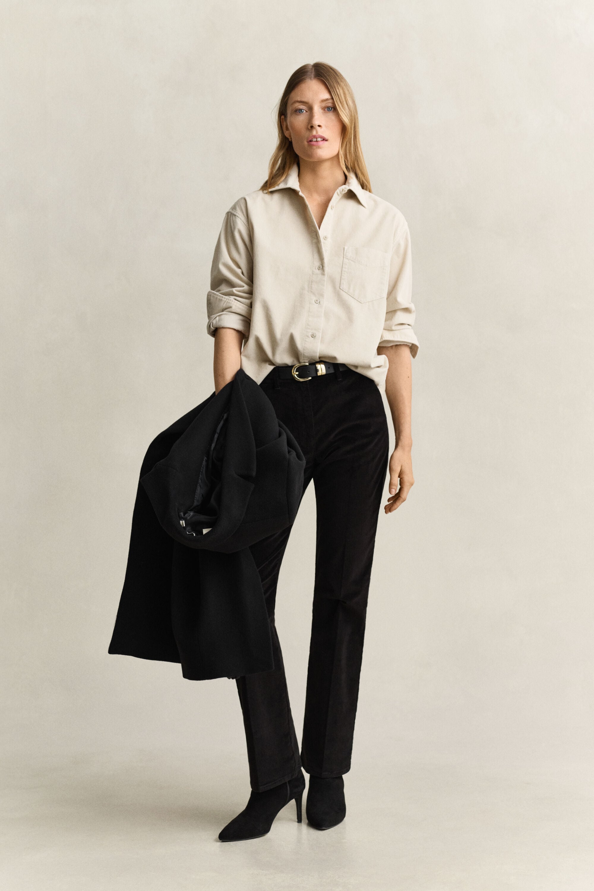 Relaxed corduroy overhemd