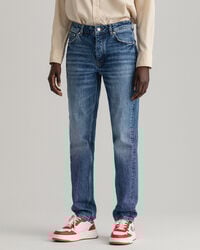 Hayle Regular Fit jeans met knoop en gulp