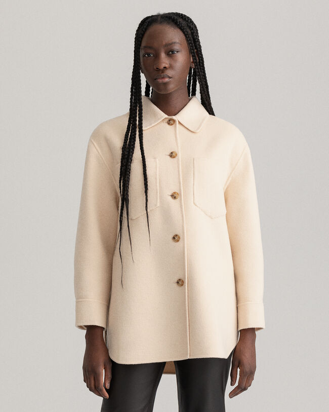 Met de hand gestikt overhemdjack