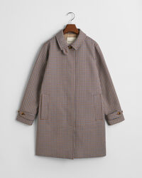 Car Coat met kleine ruitjes