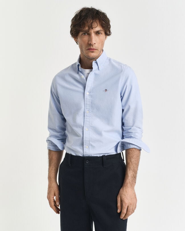 Slim Fit klassiek Oxford-overhemd