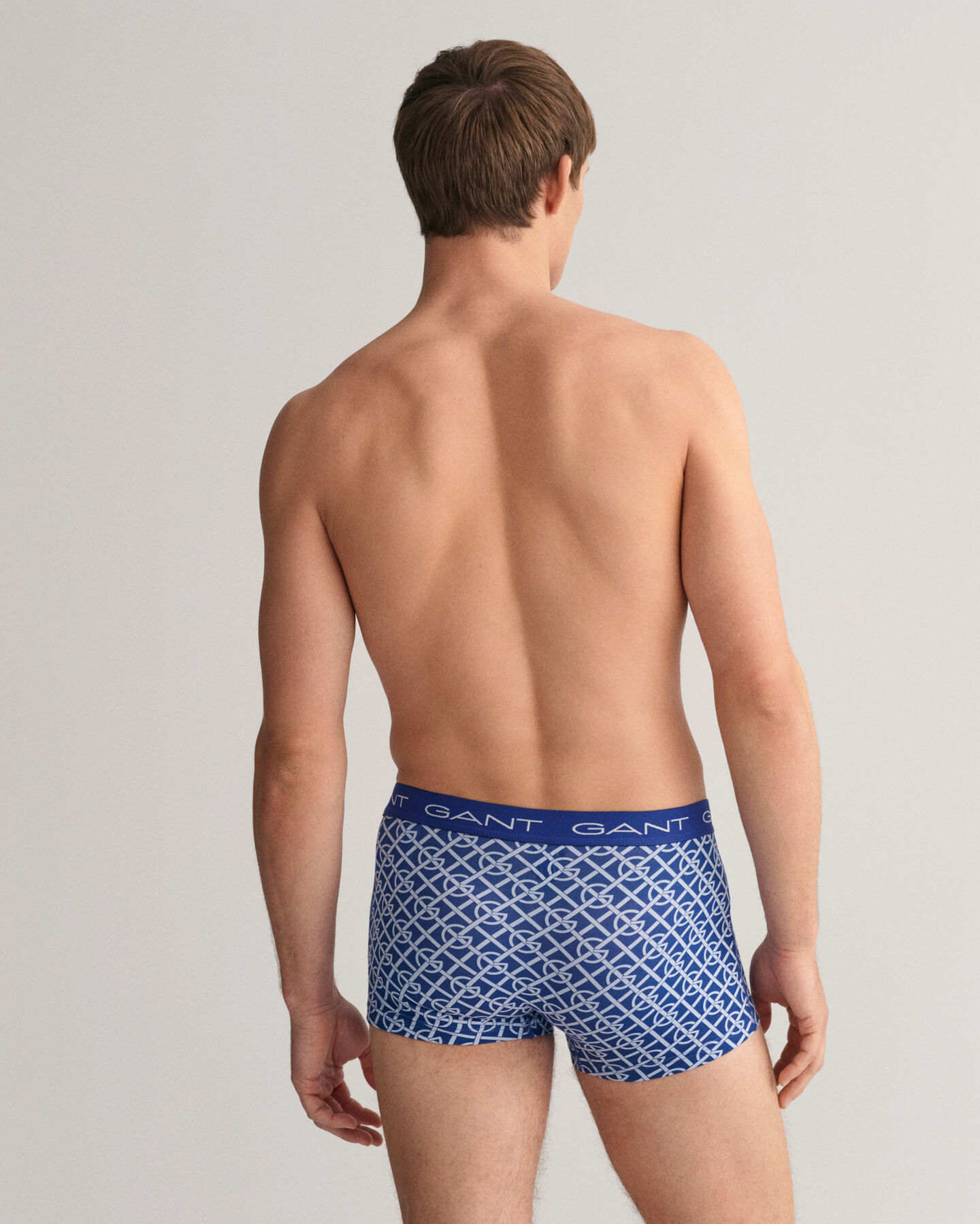 Set van drie boxershorts met G-patroon