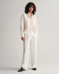 Relaxed Fit broek met plooien