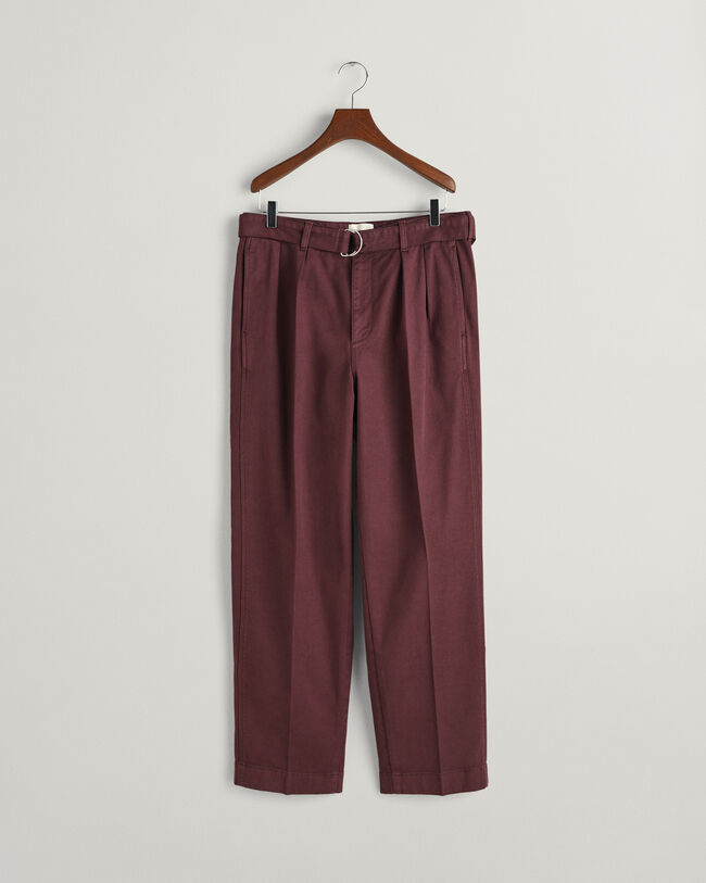 Bandplooichino met riem