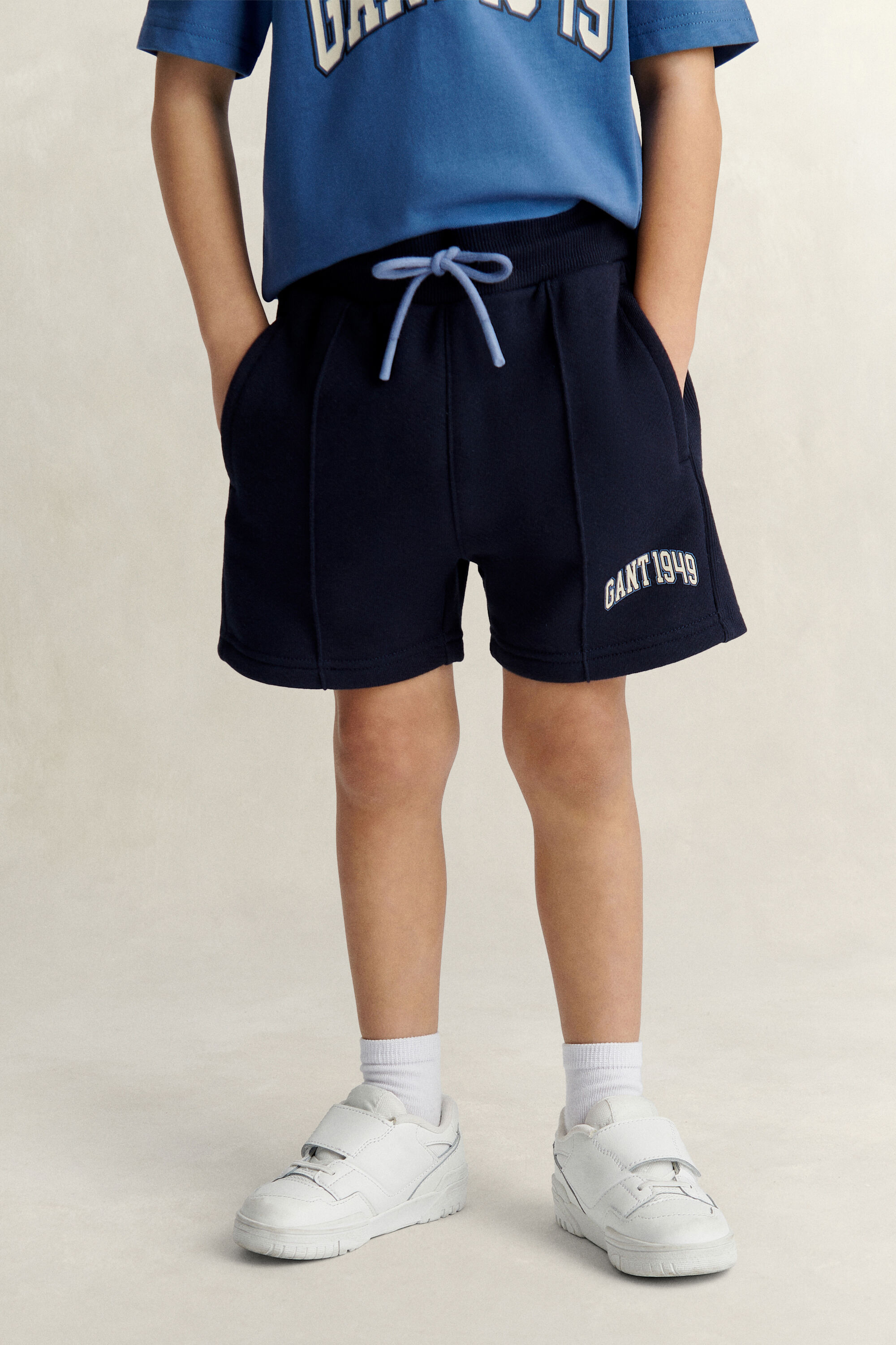 Boys Textured short met rib